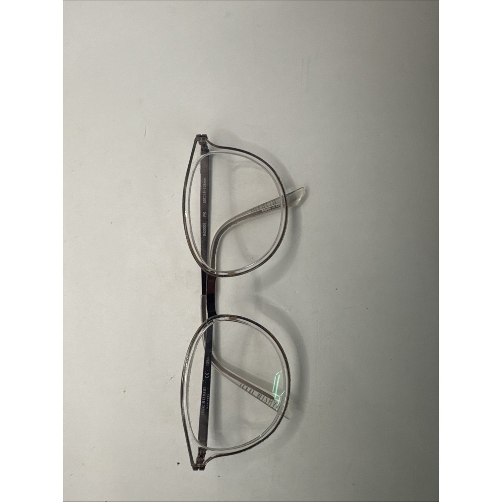 Isaac Mizrahi Eyeglasses Frame IM30001 PK Women's Silver Metal Cat Eye 50-18-135